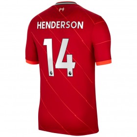 Camisolas de futebol Liverpool Jordan Henderson 14 Equipamento Principal 2021/22 Manga Curta